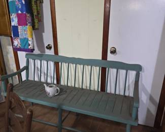 Vintage farmhouse bench