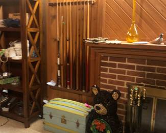 Retro blown glass bottle