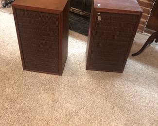 pair of The Fisher Heritage Speakers 