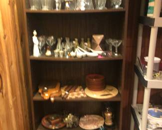 Retro Sundae glasses; Cut crystal; Chinese and Japanese serving ware