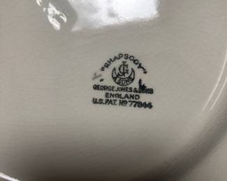 George Jones and Sons Rhapsody Plates