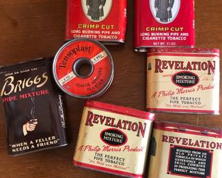 Vintage/Antique Tobacco tins
