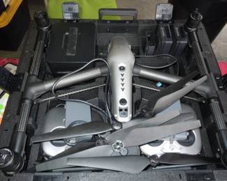 
DJI INSPIRE 2 DRONE  MOD T650A
DJI MOD. GL6D10A CONTROLLER (X2)
DJI ZENMUSE X7 CAMERA
INSPIRE 2 CHARGING HUB MOD IN2CH
