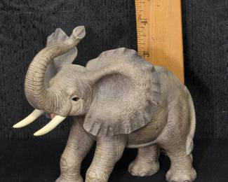 Collectible elephant figurine labeled Andrea by Sedak made in Japan ... very realistic.
