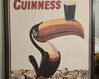 Lovely day for a GUINNESS framed poster - The Guinness Museum, Dublin aka Guinness Toucan Weather Vane poster