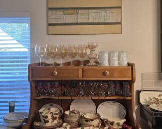 Original signed vintage artwork by Robert D. McBain.  Label on back says Harlingen, TX with old school phone number (no area code)