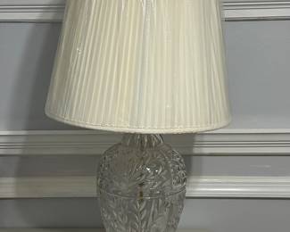 Glass lamp 30 inches tall