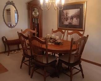 The dining room set will be available for presale $300