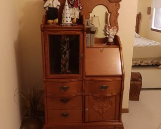 The bedroom set furniture will be available for pre-sale. Side by side secretary by Lexington $285