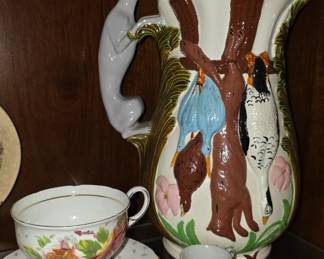 vintage dishes, China, pitchers