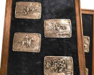 Charles M Russell belt Buckles