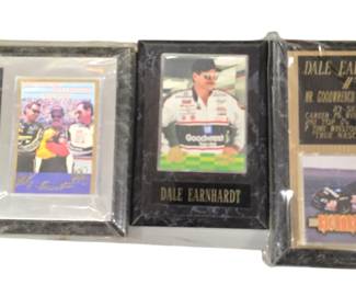 Dale Earnhardt collectible  cards and plaques
