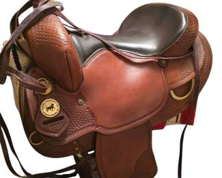 Crates Leather Western Saddle 