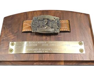 Jesse James Belt buckles