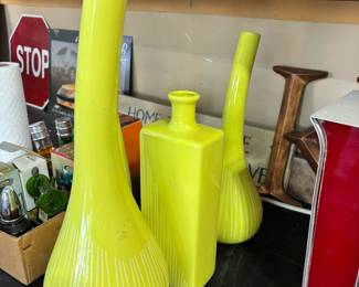 Quad of Royal Haeger MCM vases