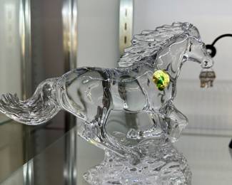 Waterford Crystal running horse