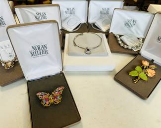 Dozens of pieces of Nolan Miller + over a thousand pieces of jewelry (fine, costume, antique, vintage)