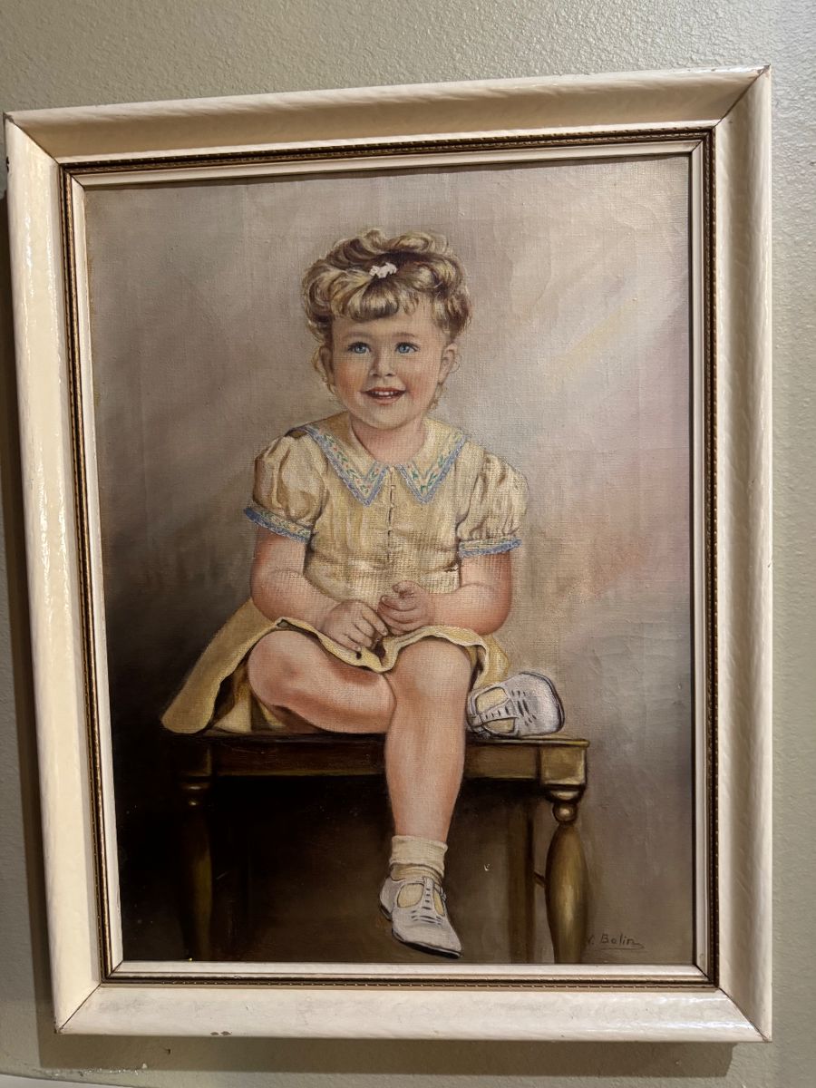 NOT FOR SALE!
Oil portrait of young Nina Rose.
“Pure Sweetness” from the beginning!