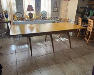 Haywood Wakefield Futura Dining Table and 6 Chairs.