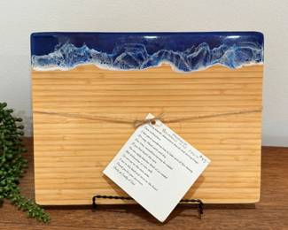 93 WoodenBambooResinCharcuterieBoard