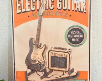 119 RokrElectricGuitar3DWoodenPuzzleKit