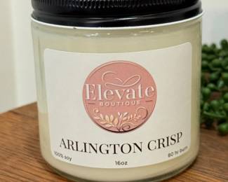 104 ElevateArlingtonCrisp16ozSoyCandle