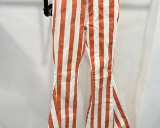 45 SaintsHeartsStripedBellBottomFlareJeansSmall