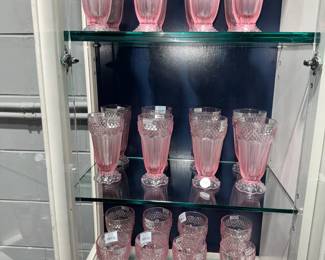 Gorham Pink Dessert Glasses Orlando Estate Auction