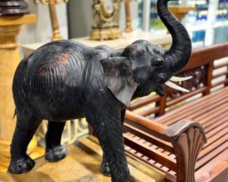 Leather wrapped Elephant Orlando