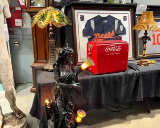 Statues, Home decor, Vintage cooler and Signed Jerseys Orlando Estate Auction