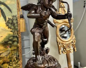Bronze Cherub Statue Orlando Estate Auction