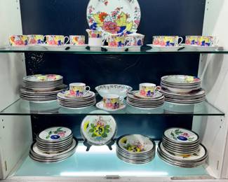 Horchow, Valpeltro and Design Guild Dinnerware Orlando Estate Auction