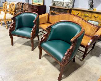 Swan Arm Chairs Orlando Estate Auction