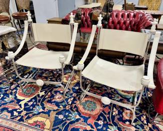 Leather & Iron Chairs Orlando Estate Auction