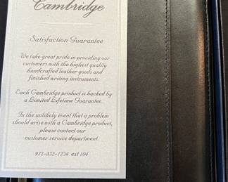 Cambridge Travel Wallet Leather 