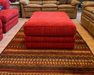 Area Rug GEO 5' x 7'6" Dark Chocolate/Rust