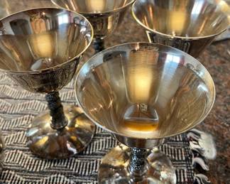 Silverplate Goblets Made in Spain 