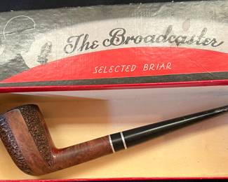 The Broadcaster Selected Briar Pipe 
