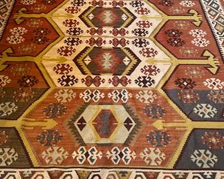 Pottery Barn Area Rug Nicola Handwoven Kilim Rug 8x10