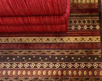 Area Rug GEO 5' x 7'6" Dark Chocolate/Rust