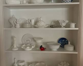 Beautiful Milk Glass collection
