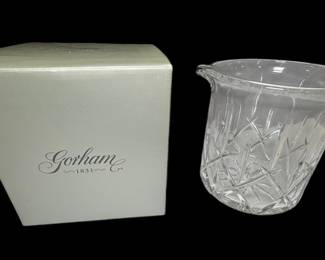 Boxed Gorham Crystal Ice Bucket