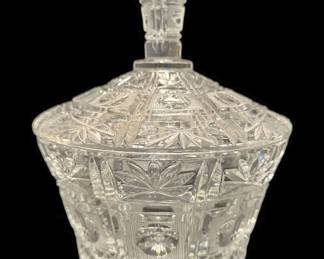 Vintage Lead Crystal Bonbonniere Dish