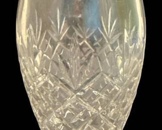 Lead Crystal Hand Cut Vase