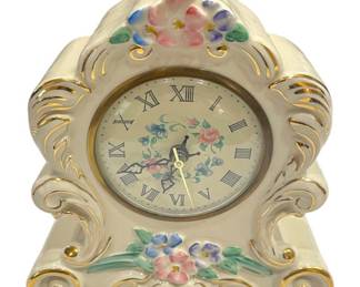 Vintage Ceramic Mantel Clock
