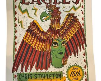 2018 Eagles Chris Stapleton Poster