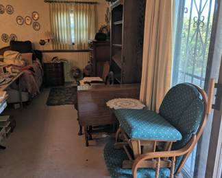 Rocking chair and ottoman