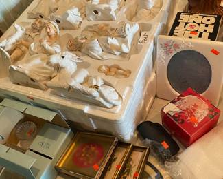 Vintage nativity set