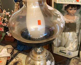 Vintage electric lamp