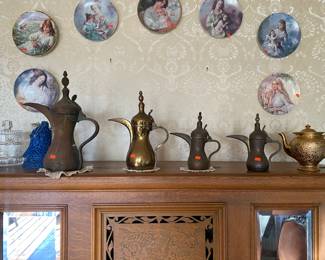 Arabic coffee pots, known as dallah